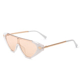 HS2063 - Triangle Mod Irregular Fashion Vintage Geometric Retro Sunglasses