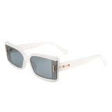 HS2091 - Rectangle Tinted Modern Fashion Square Wholesale Sunglasses
