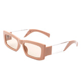 HS2073 - Retro Rectangle Narrow Fashion Slim Vintage Square Sunglasses