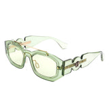 HS3013 - Geometric Retro Irregular Brow-Bar Square Fashion Wholesale Sunglasses