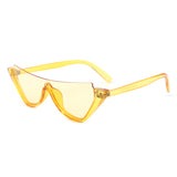 S1187 - Retro Half Frame Vintage Fashion Cat Eye Sunglasses