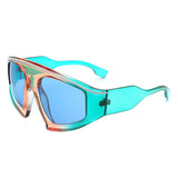 S2122 - Oversize Square Women Fashion Sunglasses