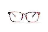 S1149 - Classic Rectangle Horn Rimmed Blue Light Blocker Glasses - Iris Fashion Inc. | Wholesale Sunglasses and Glasses