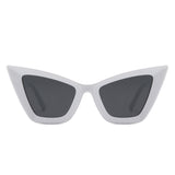 HS1206-1 - Retro Fashion Square High Pointed Cat Eye Wholesale Sunglasses