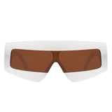 HS2131 - Rectangle Chunky Oversize Square Tinted Flat Top Wholesale Sunglasses