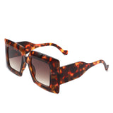HS2118 - Fashion Square Flat Top Oversize Women Wholesale Sunglasses