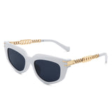 HS2140 - Women Chic Chain Link Design Fashion Cat Eye Wholesale Sunglasses