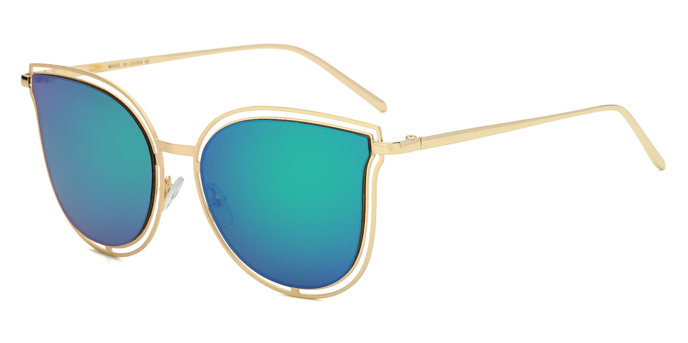 S2048 - Women Round Cat Eye Fashion Sunglasses - Iris Fashion Inc. | Wholesale Sunglasses and Glasses