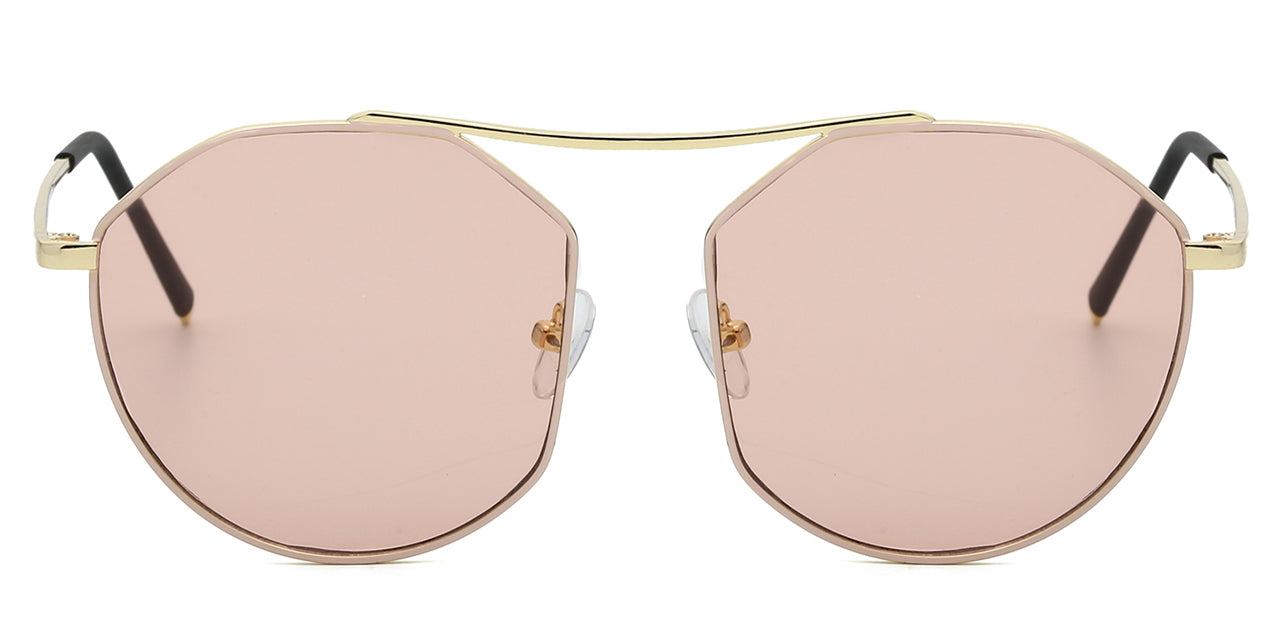 S2035 - Women Round Tinted Lens Sunglasses - Iris Fashion Inc. | Wholesale Sunglasses and Glasses