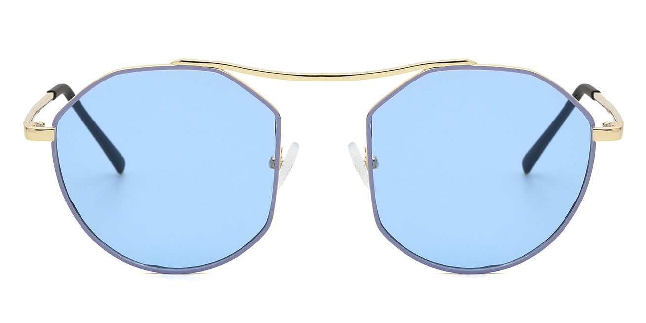 S2035 - Women Round Tinted Lens Sunglasses - Iris Fashion Inc. | Wholesale Sunglasses and Glasses