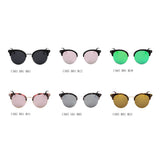 CA05 - Women Half Frame Round Cat Eye Polarized Sunglasses - Iris Fashion Inc. | Wholesale Sunglasses and Glasses