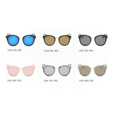 CA16 Hipster Polarized Lens Horned Rim Sunglasses - Iris Fashion Inc. | Wholesale Sunglasses and Glasses