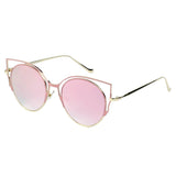 A20 Women's Signature Cut-Out Round Cat Eye Sunglasses - Iris Fashion Inc. | Wholesale Sunglasses and Glasses