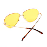 S2026 - Half Frame Oversize Aviator Sunglasses - Iris Fashion Inc. | Wholesale Sunglasses and Glasses
