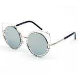 A21 Designer Pearl-Studded Cut-Out Cat Eye Sunglasses - Iris Fashion Inc. | Wholesale Sunglasses and Glasses