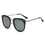 CA12 - Mirrored Polarized Lens Oversize Cat Eye Sunglasses - Iris Fashion Inc. | Wholesale Sunglasses and Glasses