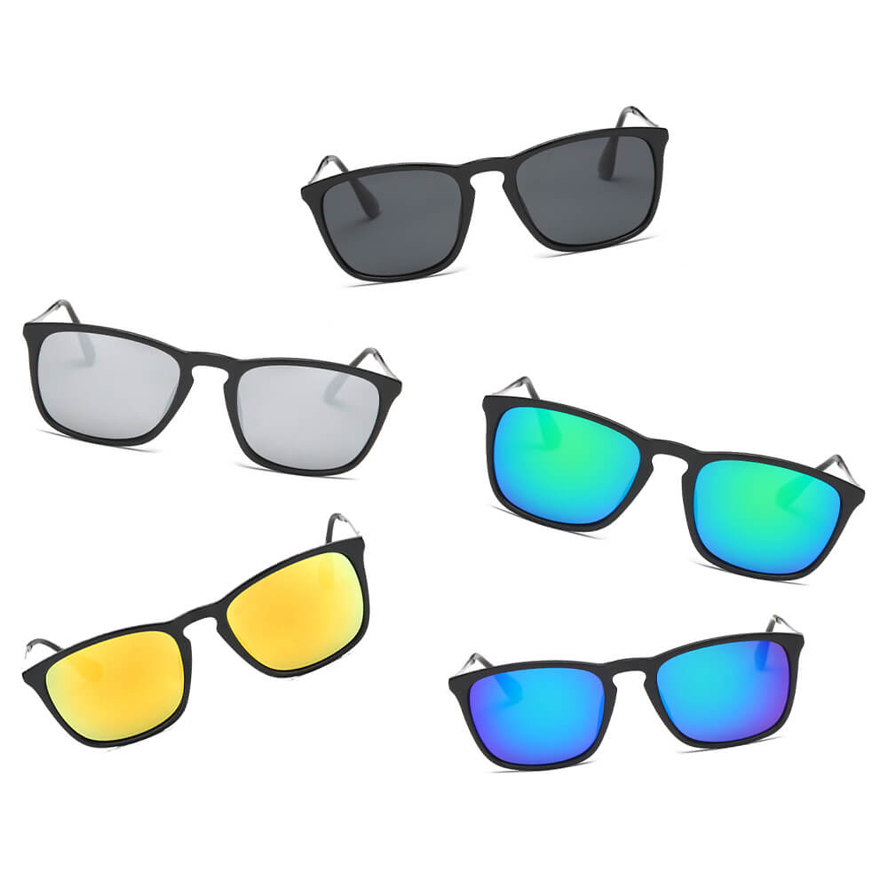D33 - Men's Vintage Retro Squared Sunglasses - Iris Fashion Inc. | Wholesale Sunglasses and Glasses