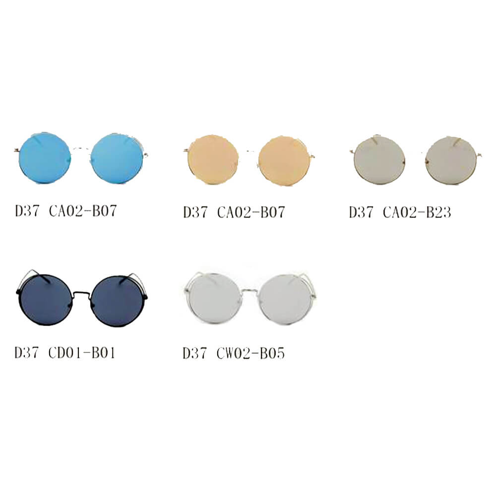 D37 Iconic Lennon Inspired Metal Frame Round Sunglasses - Iris Fashion Inc. | Wholesale Sunglasses and Glasses