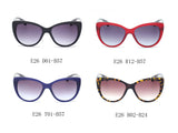 E26 - Deluxe Bold Pillow Frame Cat Eye Sunglasses - Iris Fashion Inc. | Wholesale Sunglasses and Glasses