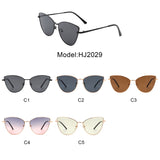 HJ2029 - Women Oversize Large Retro Cat Eye Fashion Sunglasses