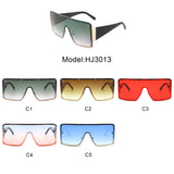 HJ3013 - Women Oversize Square Large Flat Top Fashion Sunglasses