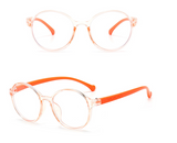 HK1001 - Kids Circle Round Blue Light Blocker Glasses