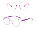 HK1001 - Kids Circle Round Blue Light Blocker Glasses