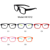 HK1012 - Children Rectangle Classic Blue Light Blocker Glasses