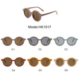 HK1017 - Kids Round Circle Boys Girls Children Fashion Sunglasses