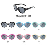 HKP1005 - Kids Round Cat Eye Polarized Children Fashion Sunglasses
