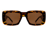 HS1014 - Retro Square Vintage Bold Designer Fashion Sunglasses