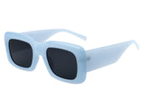 HS1014 - Retro Square Vintage Bold Designer Fashion Sunglasses