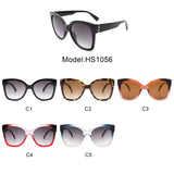 HS1056 - Women Square Oversize Cat Eye Fashion Sunglasses