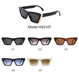HS2107 - Women Square Retro Vintage Cat Eye Fashion Wholesale Sunglasses