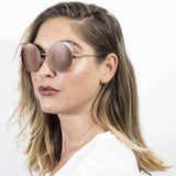 CA02 Women's Trendy Mirrored Lens Cat Eye Sunglasses - Iris Fashion Inc. | Wholesale Sunglasses and Glasses