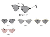 J1001 - Women Triangle Metal Cat Eye Fashion Sunglasses - Iris Fashion Inc. | Wholesale Sunglasses and Glasses