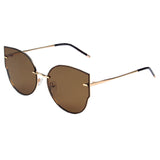 SHIVEDA-PJ703 - Women Polarized Round Cat Eye Sunglasses