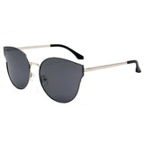 SHIVEDA-PJ713 - Women Fashion Round Cat Eye Polarized Sunglasses