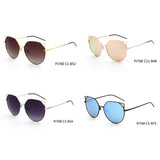 SHIVEDA-PJ768 - Women Polarized Round Cat Eye Sunglasses