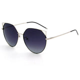 SHIVEDA-PJ768 - Women Polarized Round Cat Eye Sunglasses