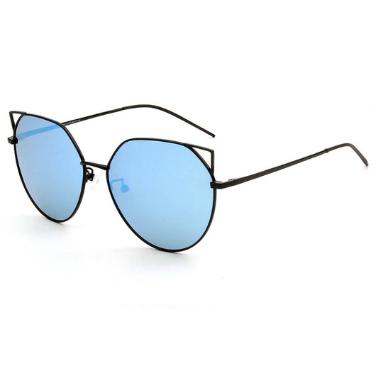 SHIVEDA-PJ768 - Women Polarized Round Cat Eye Sunglasses