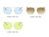 S1009 - Classic Metal Square Fashion Sunglasses - Iris Fashion Inc. | Wholesale Sunglasses and Glasses