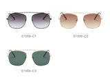 S1009 - Classic Metal Square Fashion Sunglasses - Iris Fashion Inc. | Wholesale Sunglasses and Glasses