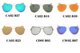 S1011 - Classic Aviator Fashion Sunglasses - Iris Fashion Inc. | Wholesale Sunglasses and Glasses