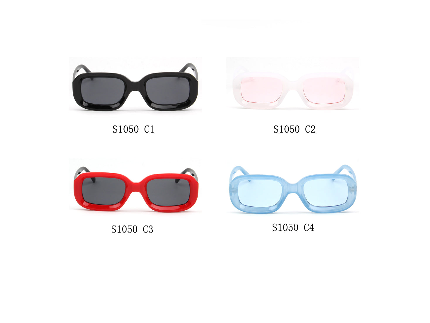 S1050 - Women Retro Vintage Square Sunglasses - Iris Fashion Inc. | Wholesale Sunglasses and Glasses
