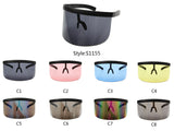 S1155 - Large Oversized Tinted Colored Visor Protection Face Shield
