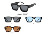 S1157 - Classic Retro Vintage Square Fashion Sunglasses