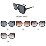 S1177 - Women Square Oversize Fashion Wholesale Sunglasses