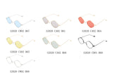 S2020 - Slim Diamond Shape Fashion Sunglasses - Iris Fashion Inc. | Wholesale Sunglasses and Glasses