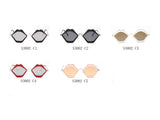 S3002 - Women Fashion Funky Kissing Lip Shape Hippie Party Sunglasses - Iris Fashion Inc. | Wholesale Sunglasses and Glasses